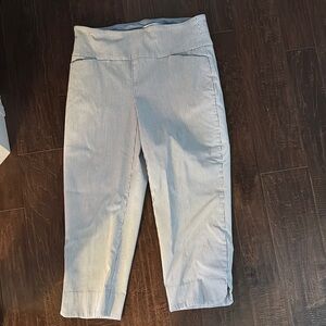 Striped Women's seersucker Capri